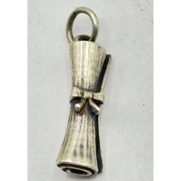James Avery Sterling Silver 925 Scroll Charm Bow Detail - Picture 1 of 8